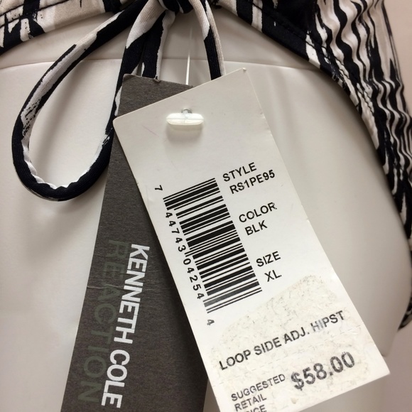 Kenneth Cole Reaction Hipster Swim Bottom - Picture 4 of 8